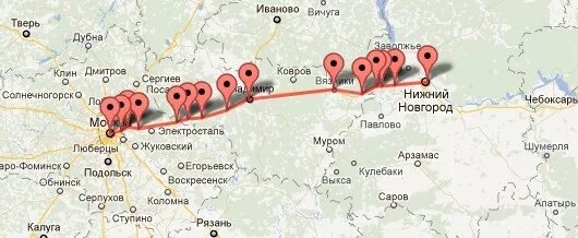 Нижний новгород гороховец на машине. Карта москва нижний новгород маршрут. Маршрут владимир нижний новгород. Москва нижний новгород карта. Сколько идти до нижнего новгорода.