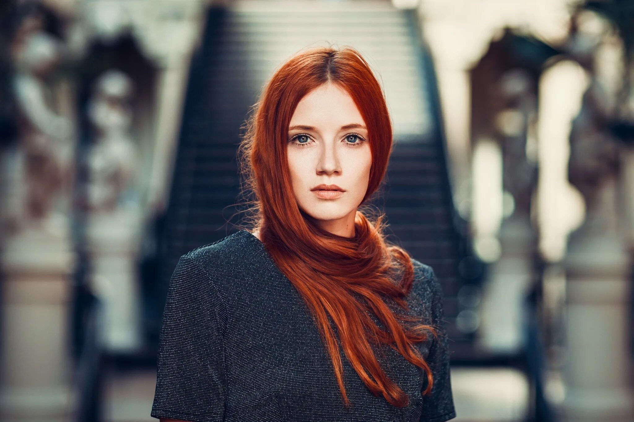 Эбба Зингмарк. Red hair woman