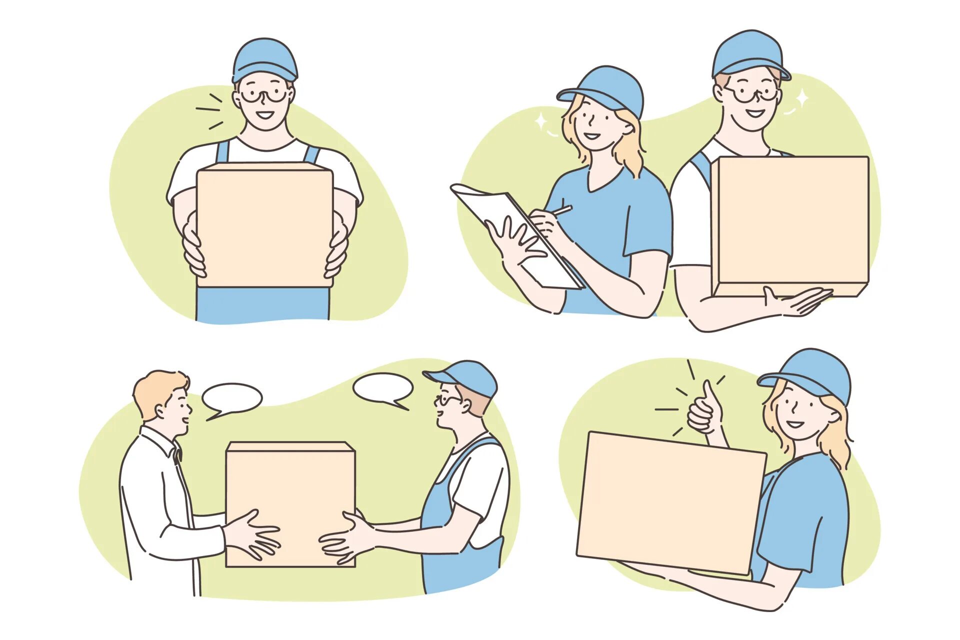 Delivery set