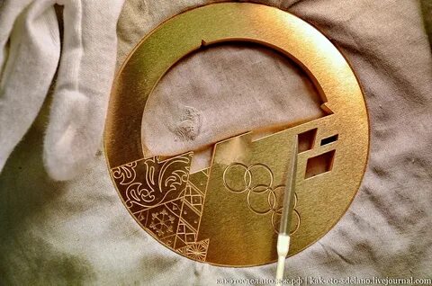 Из чего сделаны олимпийские золотые