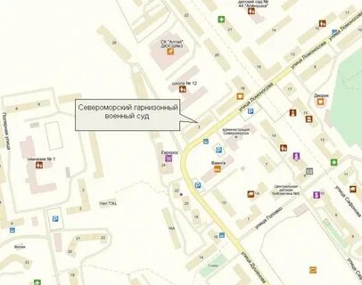 Карта североморска
