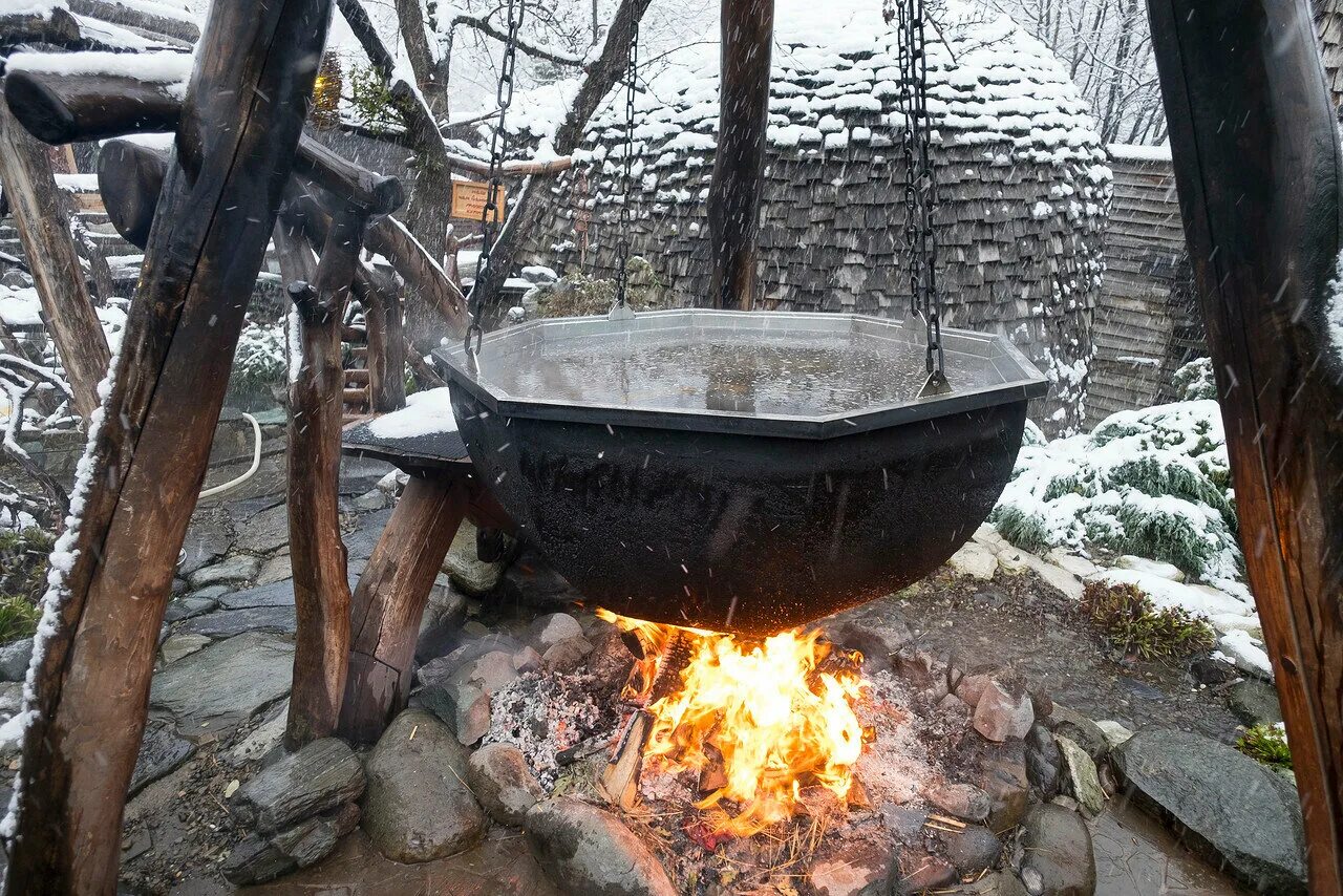 баня с чаном шерегеш