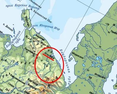 В карское море впадают