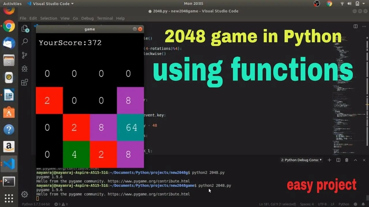 2048 Код на питоне. Логические игры на питоне. Pygame game code. Игры сделанные на Pygame. Python code game