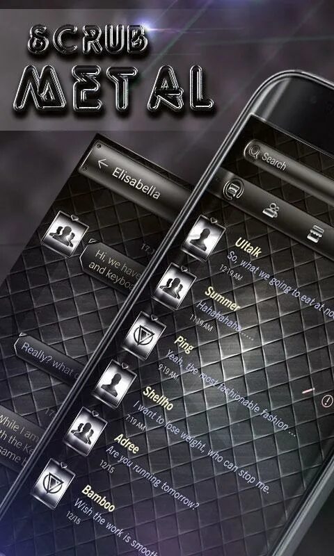 Темы для go SMS. Go SMS Pro темы. Technology Metal тема на андроид. Metal themes