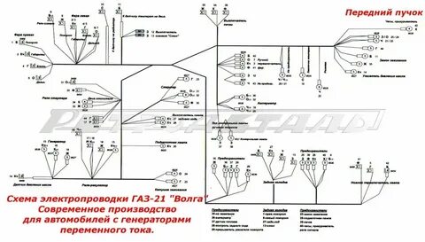 Схема электропроводки газ