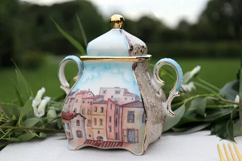 Сахарница фарфор