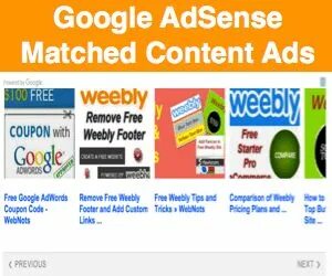 Matched content