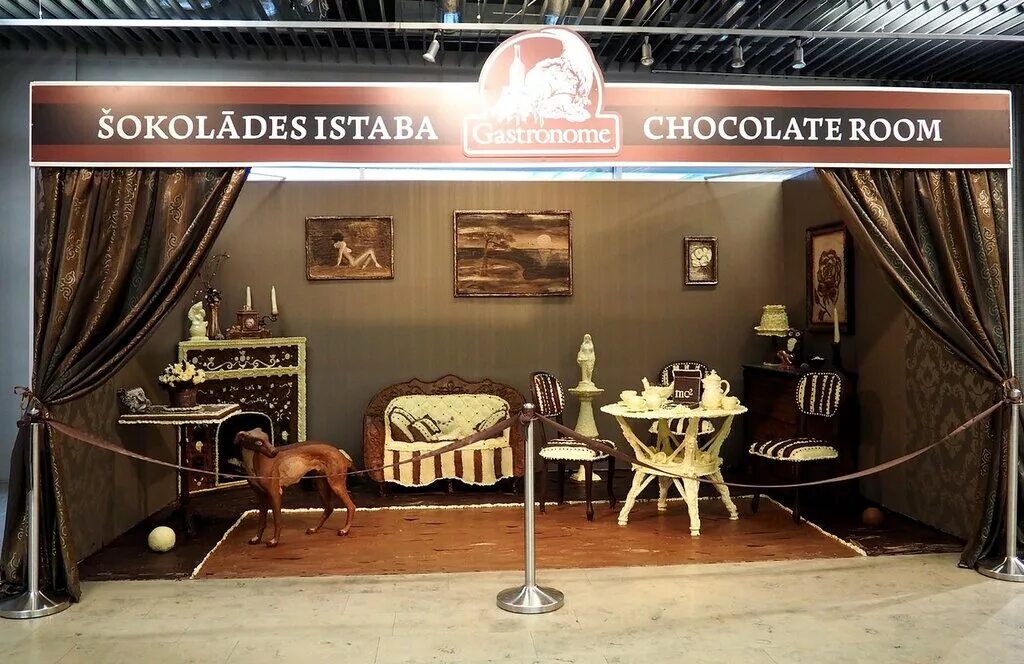 Chocolate room. Комната из шоколада. choco room.