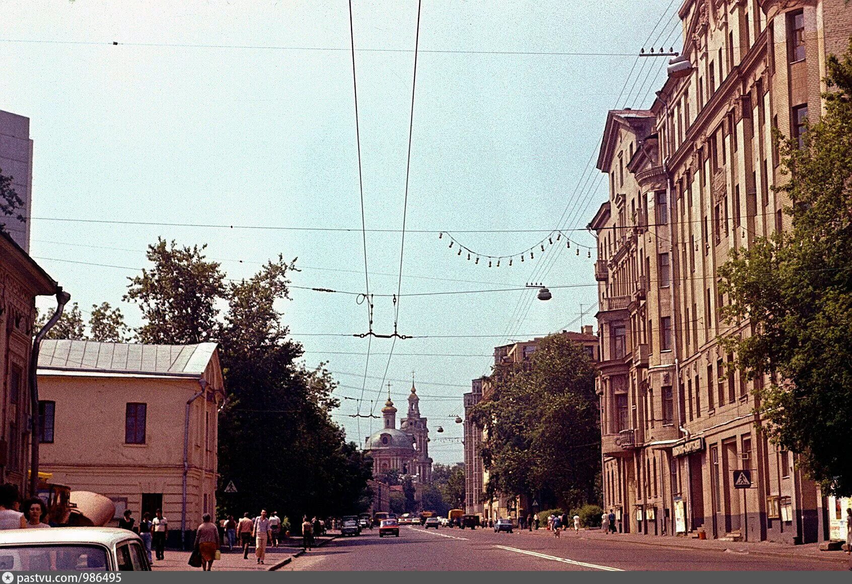Старая Басманная улица Москва.