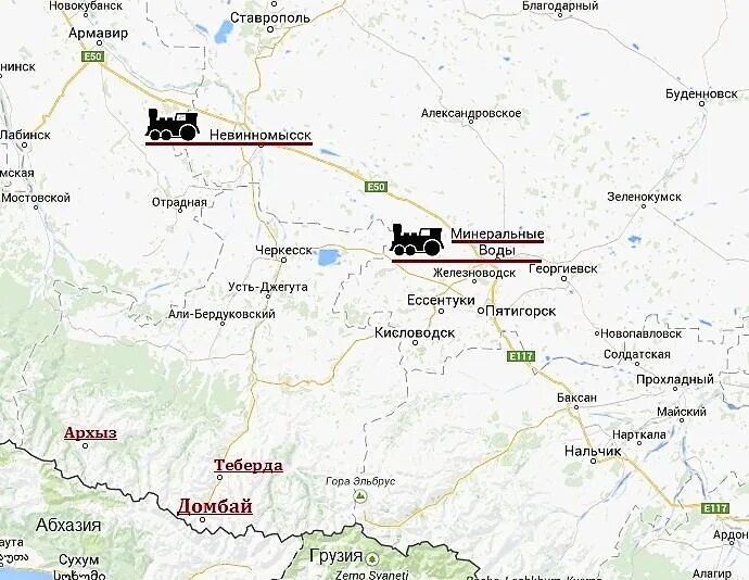 Расстояние от вокзала до аэропорта минеральные воды. Минеральные воды Домбай на карте. На карте Ессентуки Домбай и Минеральные воды. Минводы -Кисловодск Домбай на карте. Карта Минеральных вод Ставропольского края.