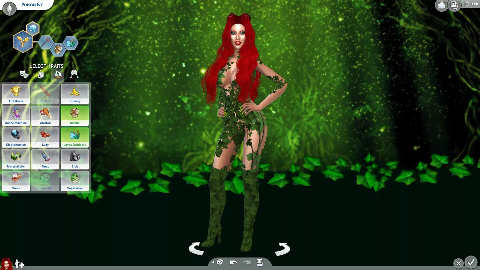 Симс 4 Poison Ivy. SIM Poison Ivy SIMS 4. Ядовитый плющ симс 4. Poison Ivy SIMS 4 outfit. Игра плюща