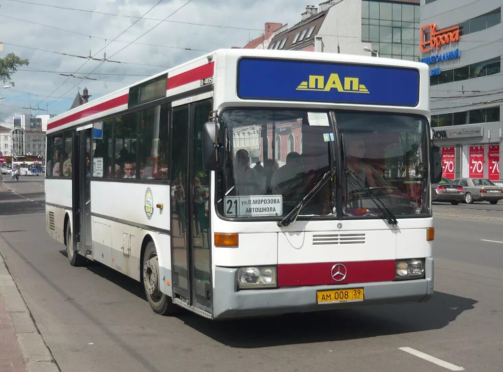 21 автобус калининград