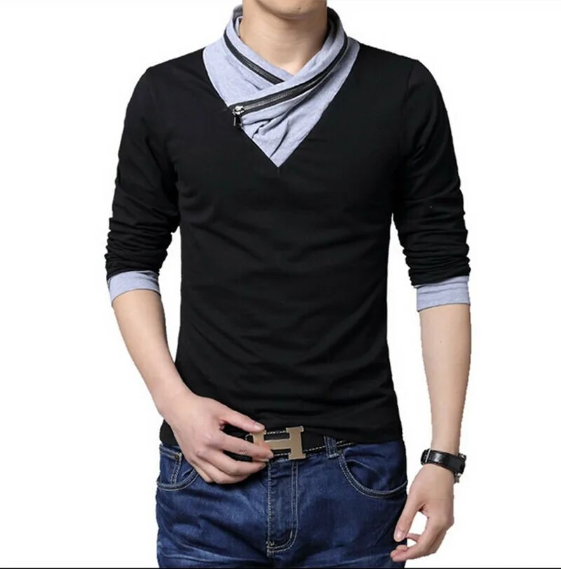 водолазка мужская. черная футболка с горлом мужская. поло хенли с длинным рукавом. поло хенли воротник. футболка с длинным воротником мужская.