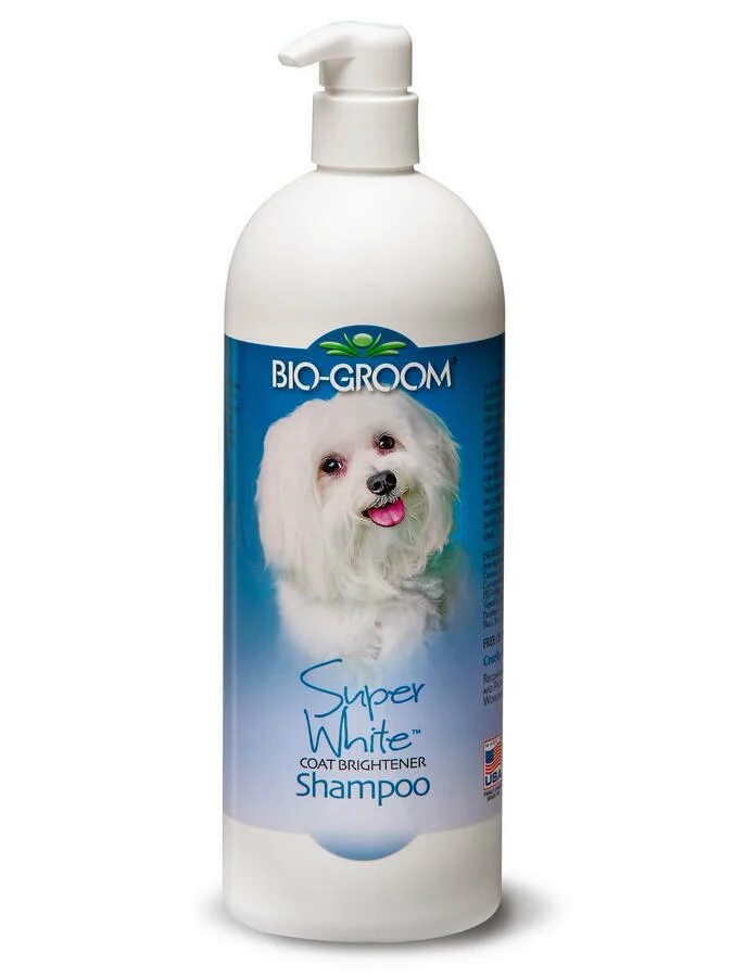 Шампунь для собак какой лучше. Bio-groom super white coat brightener shampoo. шампунь для собак bio-groom super white. отбеливающий шампунь для белых собак. шампунь биогрум для щенков.