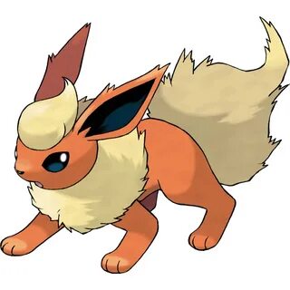 Flareon from Pokemon Red and Blue.