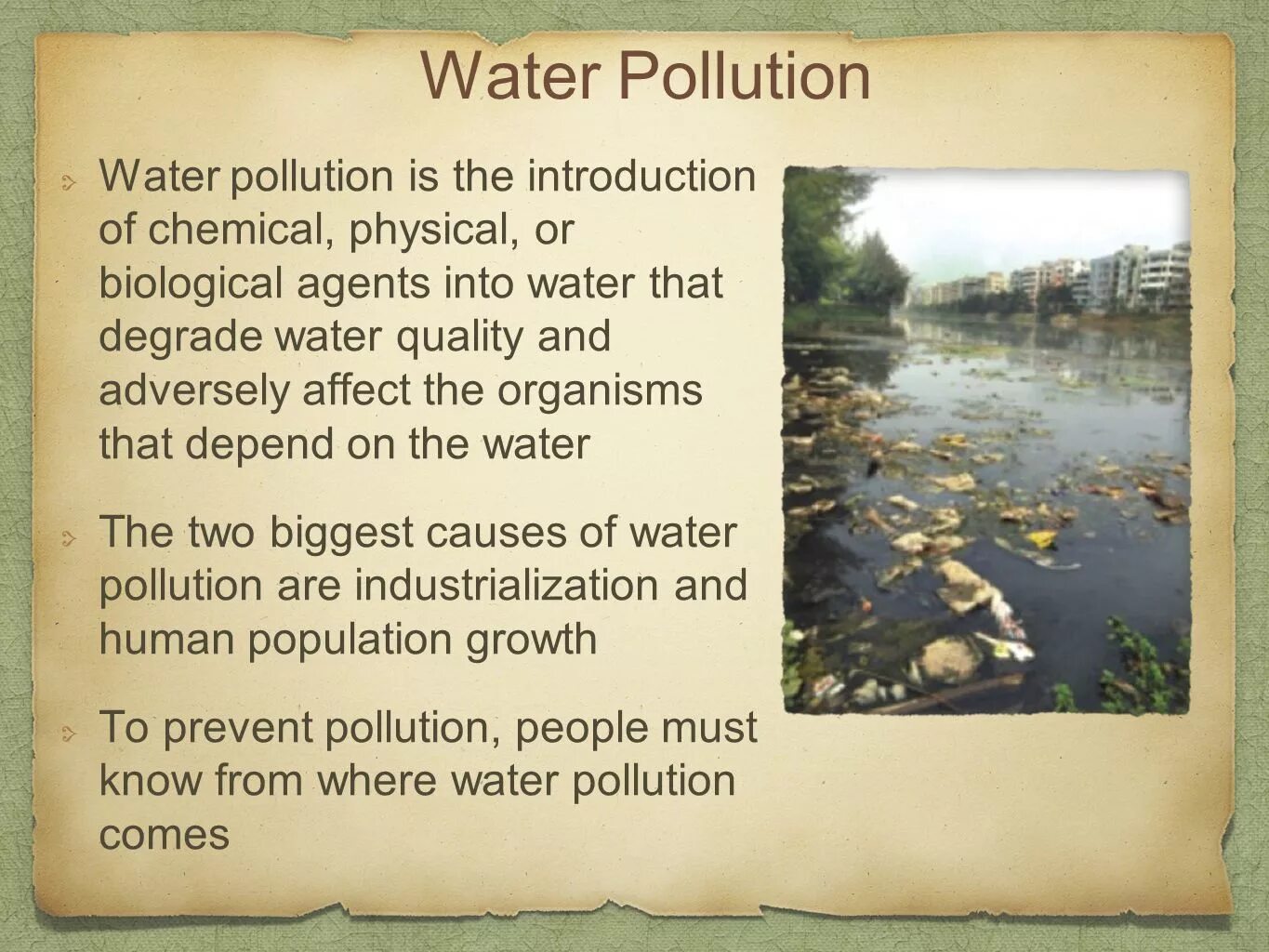 Water pollution презентация на английском. Water pollution презентация. Презентация по английскому на тему загрязнение воды. Проблема загрязнение воды на английском.