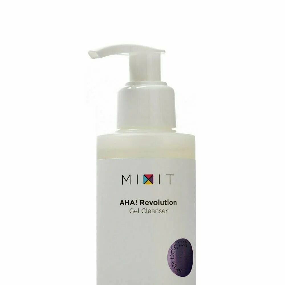 Умывания с фруктовыми кислотами. Mixit Aha Revolution гель для умывания. Миксит Aha Revolution Gel Cleanser. Mixit Aha Revolution гель для умывания 3 Glycolic acid 150 мл. Лосьон Mixit Aha Revolution.