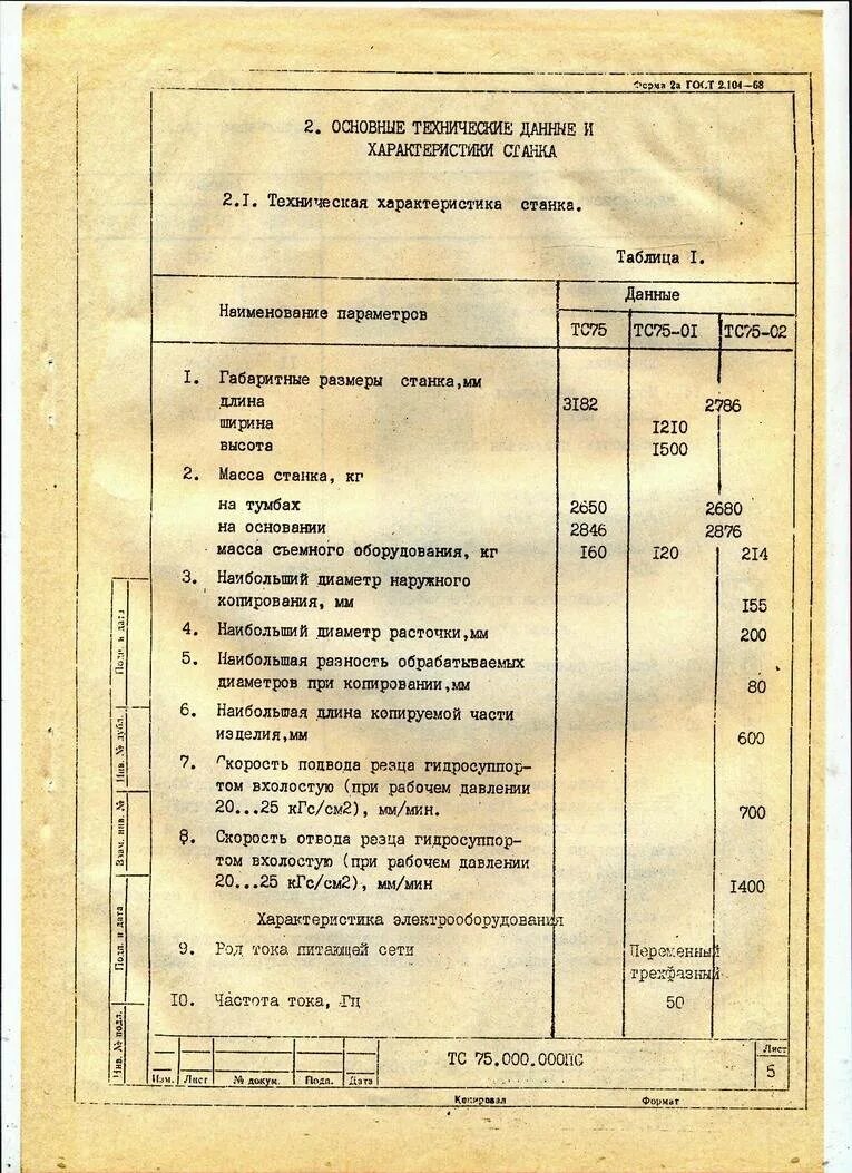 Техническая характеристика токарного станка. Токарный станок ТС-75 технические характеристики.