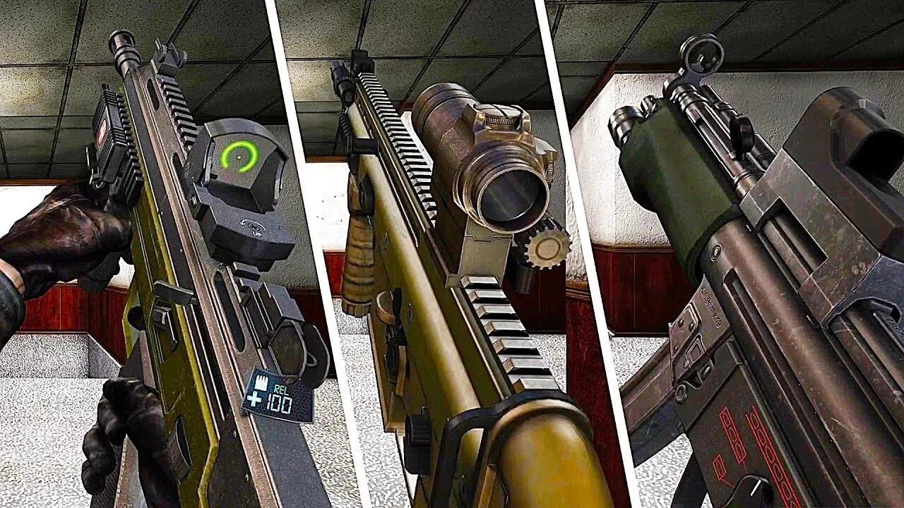 Weapons showcase. Weapons showcase