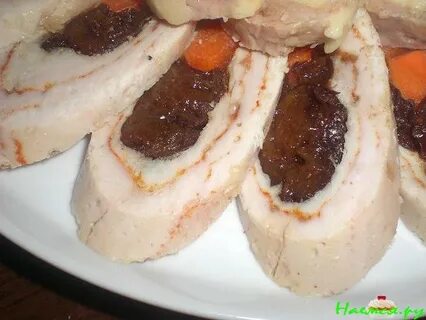 Рулет из окорочка курицы