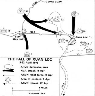 Movement of North and South Vietnamese forces. 