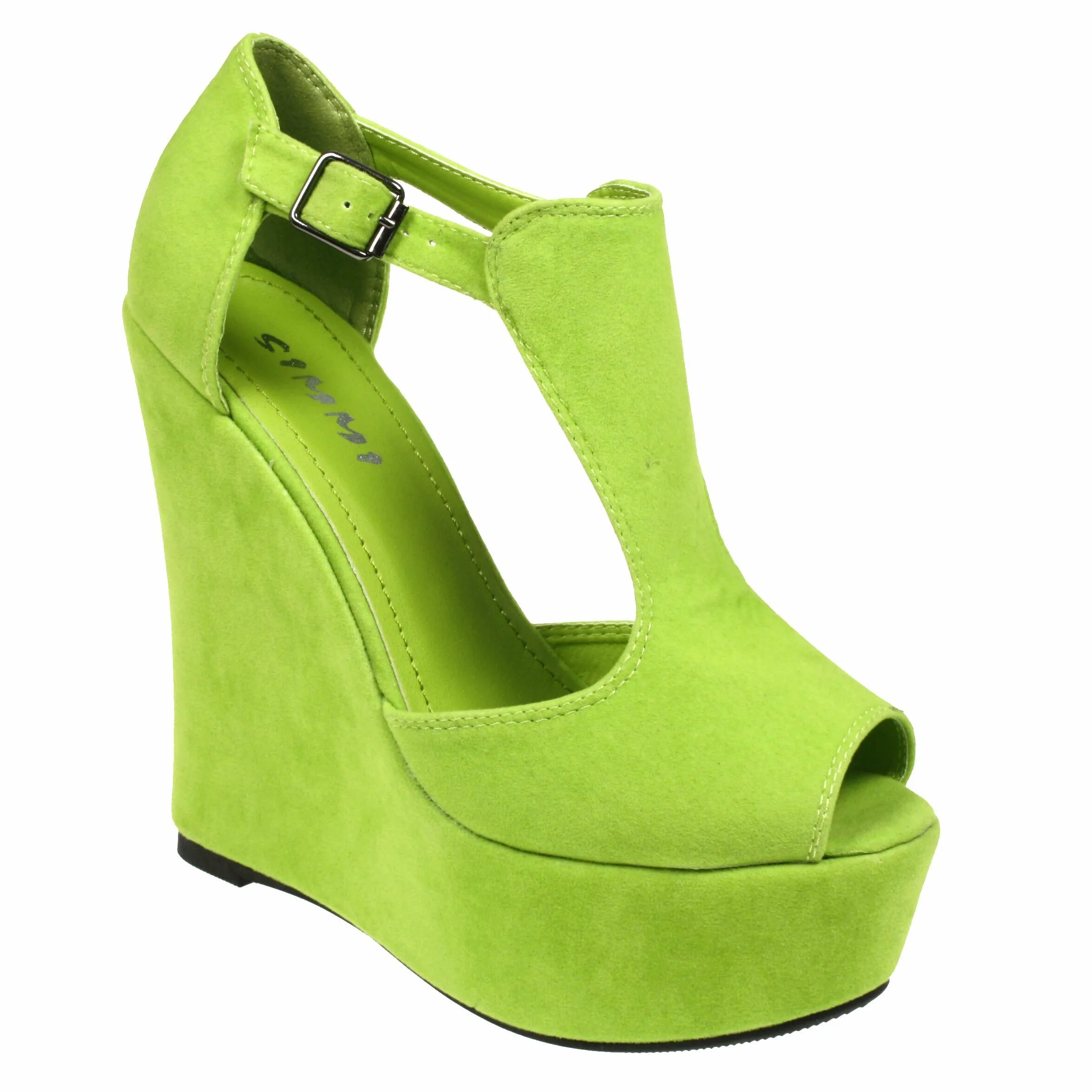 Обувь green. Lime туфли женские. Салатовые туфли. Зеленые туфли на танкетке. Зеленые туфли на платформе.
