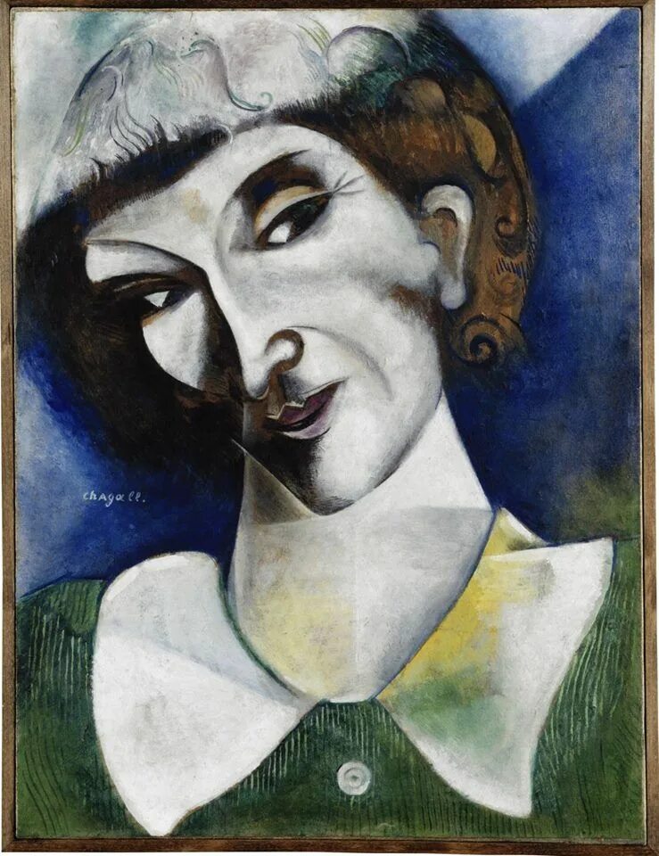 Шагал 1914. Шагал автопортрет.