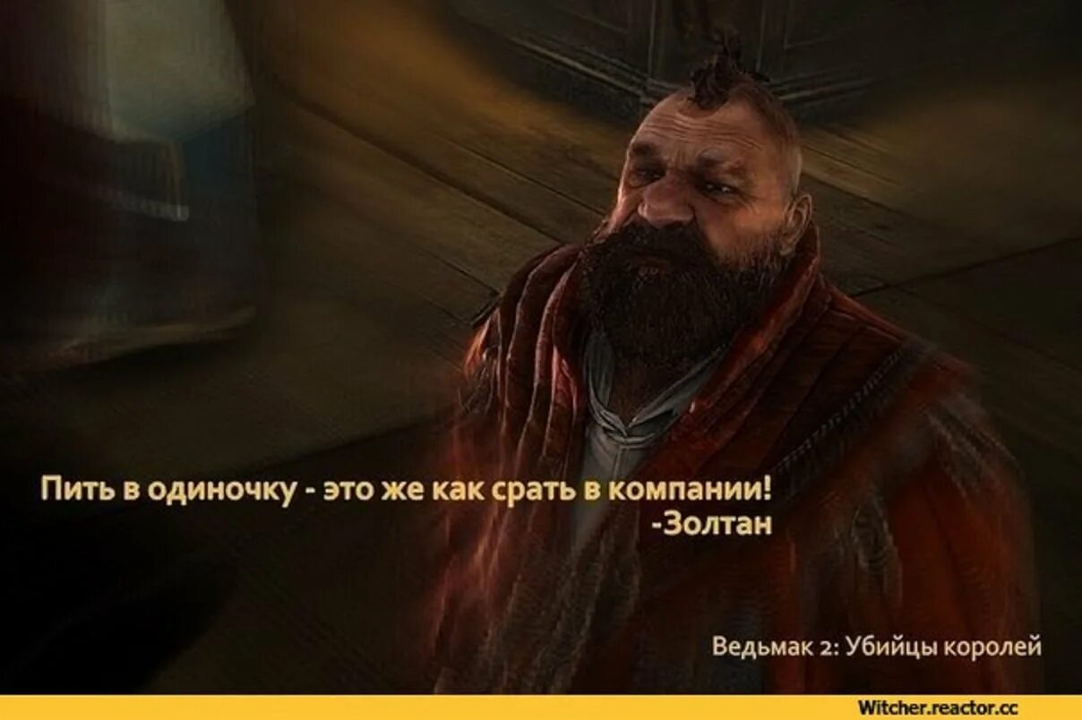Ведьмак цитаты. Ведьмак золтан хивай цитата. золтан хивай пить в одиночку. ведьмак 3 цитаты золтана. золтан хивай ведьмак мемы.