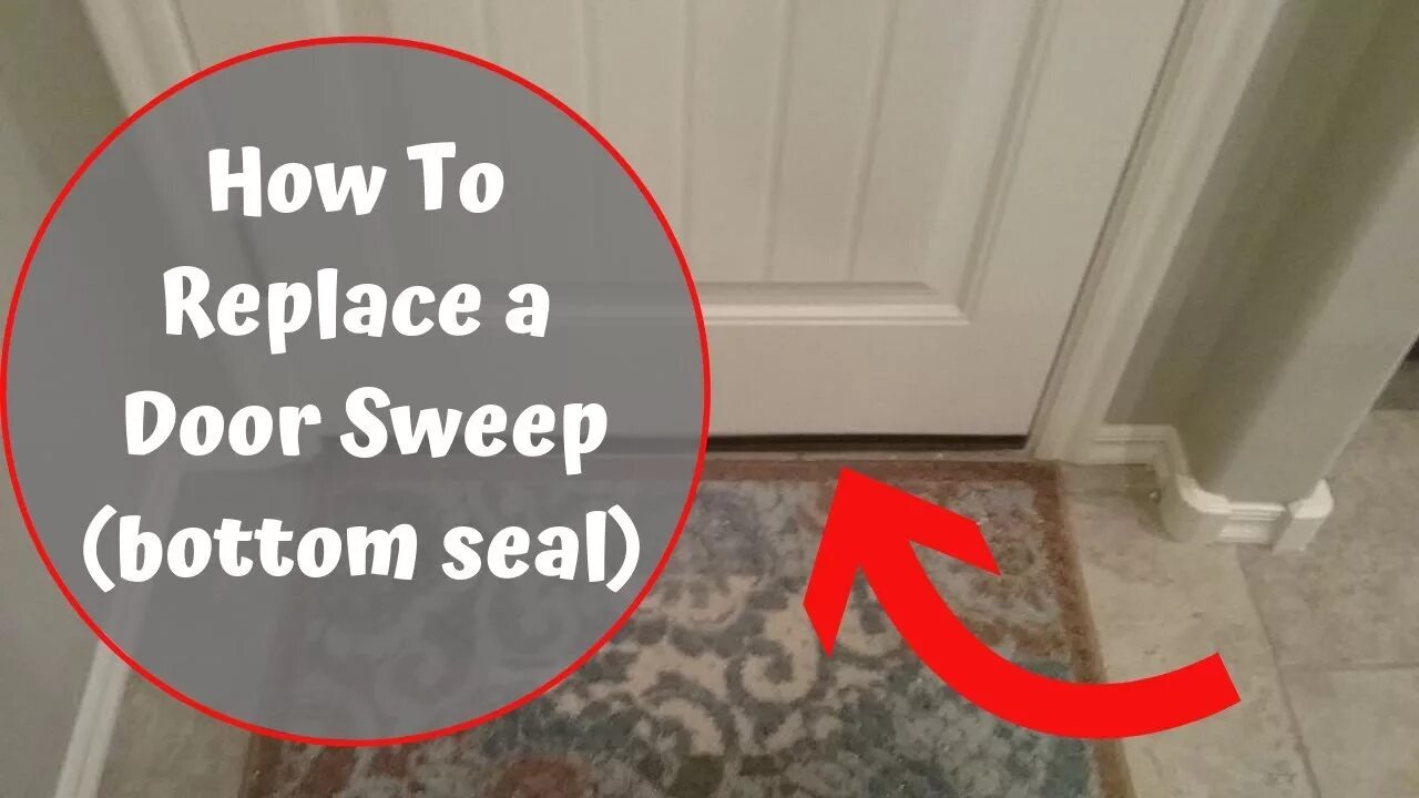 Replace door. Door sweeps.