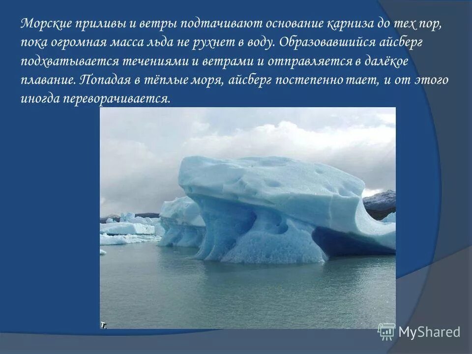 Огромные массы воды. Айсберг для презентации. Как образуются айсберги. Отрицательная роль айсбергов.