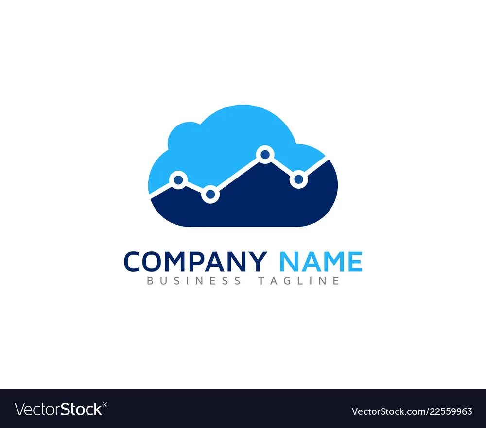 Логотип фирмы облако. Host company