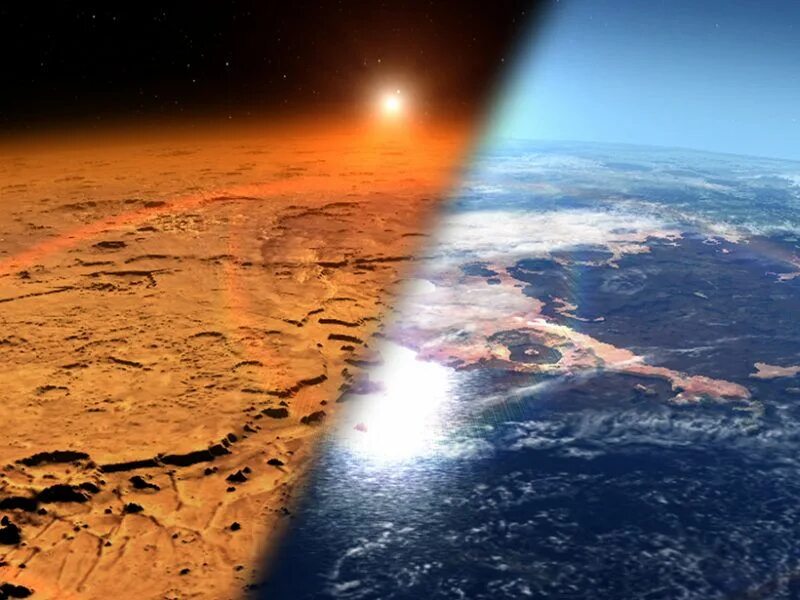 На марсе нет атмосферы. Терраформированный Марс. Терраформирование Марса. Марс Планета атмосфера и климат. На Марсе.