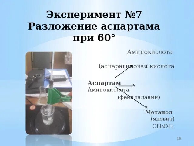 Аспартам разлагается. Разложение метанола. Разложение аспартама в организме. Канцерогенность аспартама.