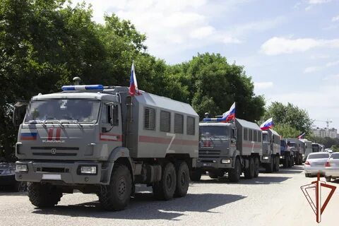Колонна росгвардии