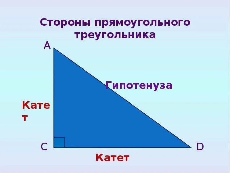 Высота в прямоугольном треугольнике отношение сторон