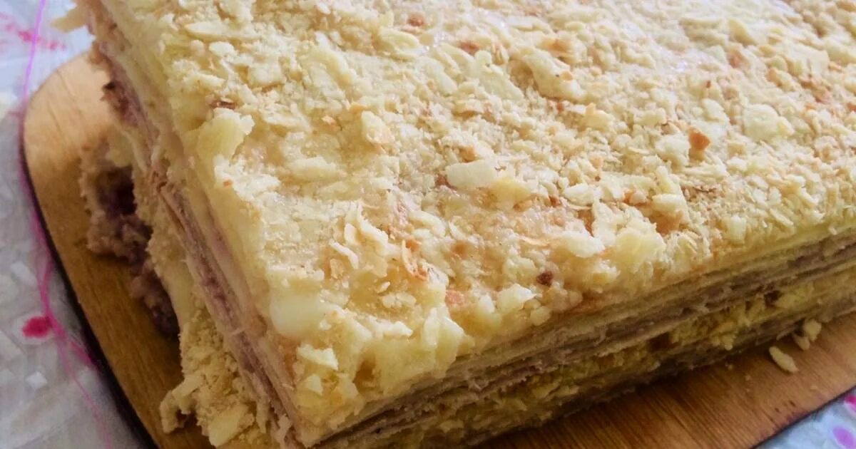 торт наполеон от бабушки эммы пошаговый рецепт