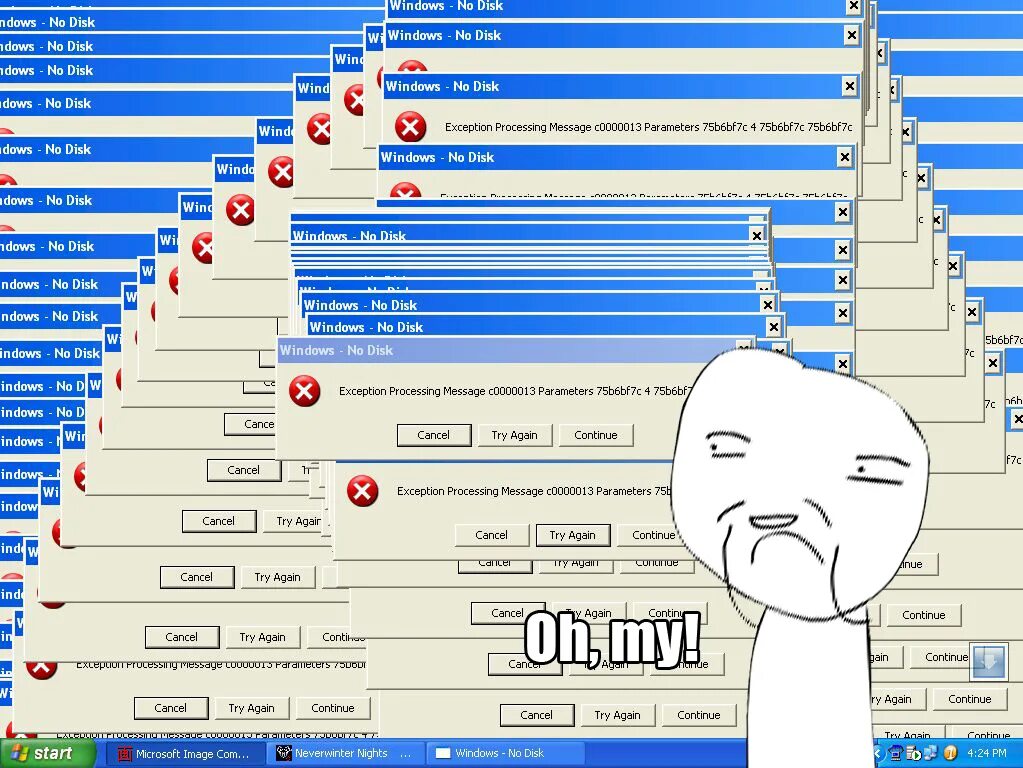 Exception processing message parameters. Много ошибок. Куча ошибок в коде. Много ошибок компьютерных. Ошибка виндовс Мем.