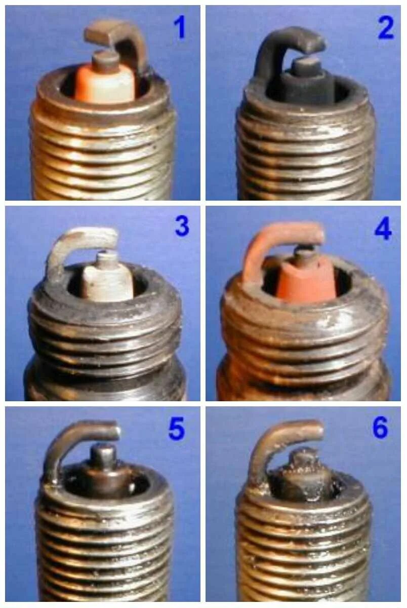 Почему свечи в машине. Состояние свечей зажигания по внешнему виду ВАЗ 2114. Нормальный цвет свечей зажигания ВАЗ 2109. Цвет свечи зажигания 2т двигателя. Каким цветом должны быть свечи зажигания на ВАЗ 2114.