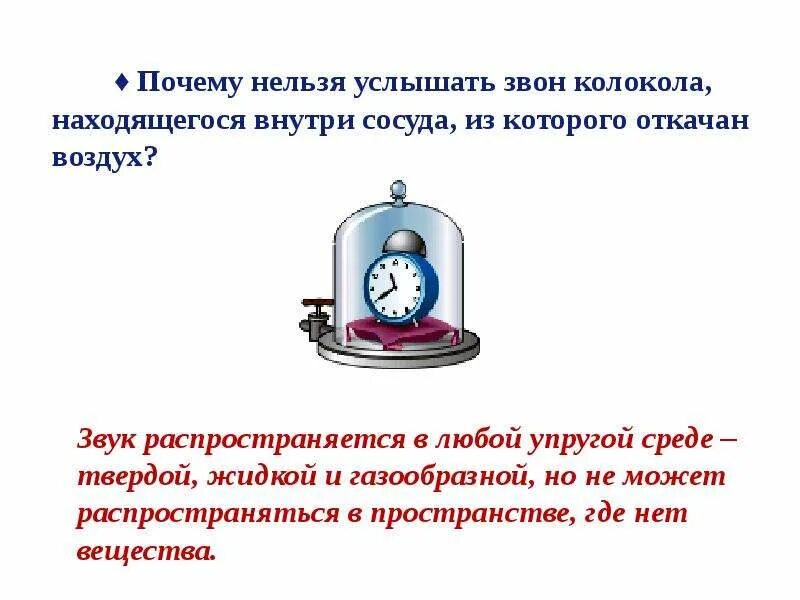 Воздух проводит звук