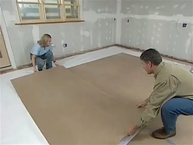Укрытие оргалитом