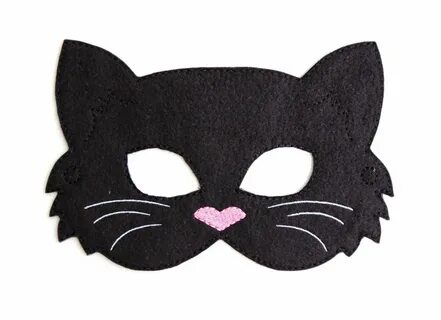 Black Cat Mask Template  Free Printable Papercraft Templates