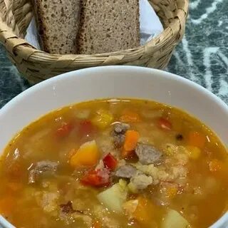 Суп гороховый с мясом говядины