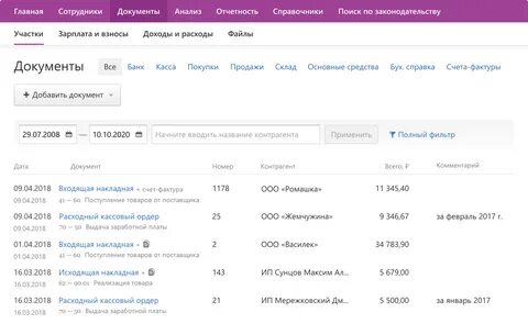 Контур выписки