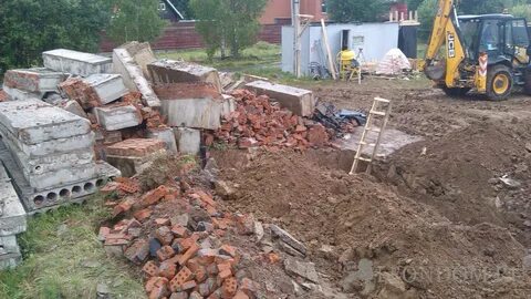 Разобрать фундамент дом