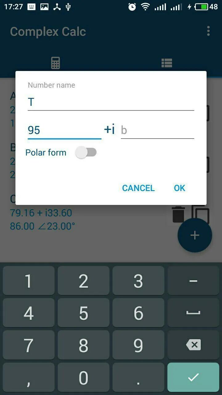 Complex calc