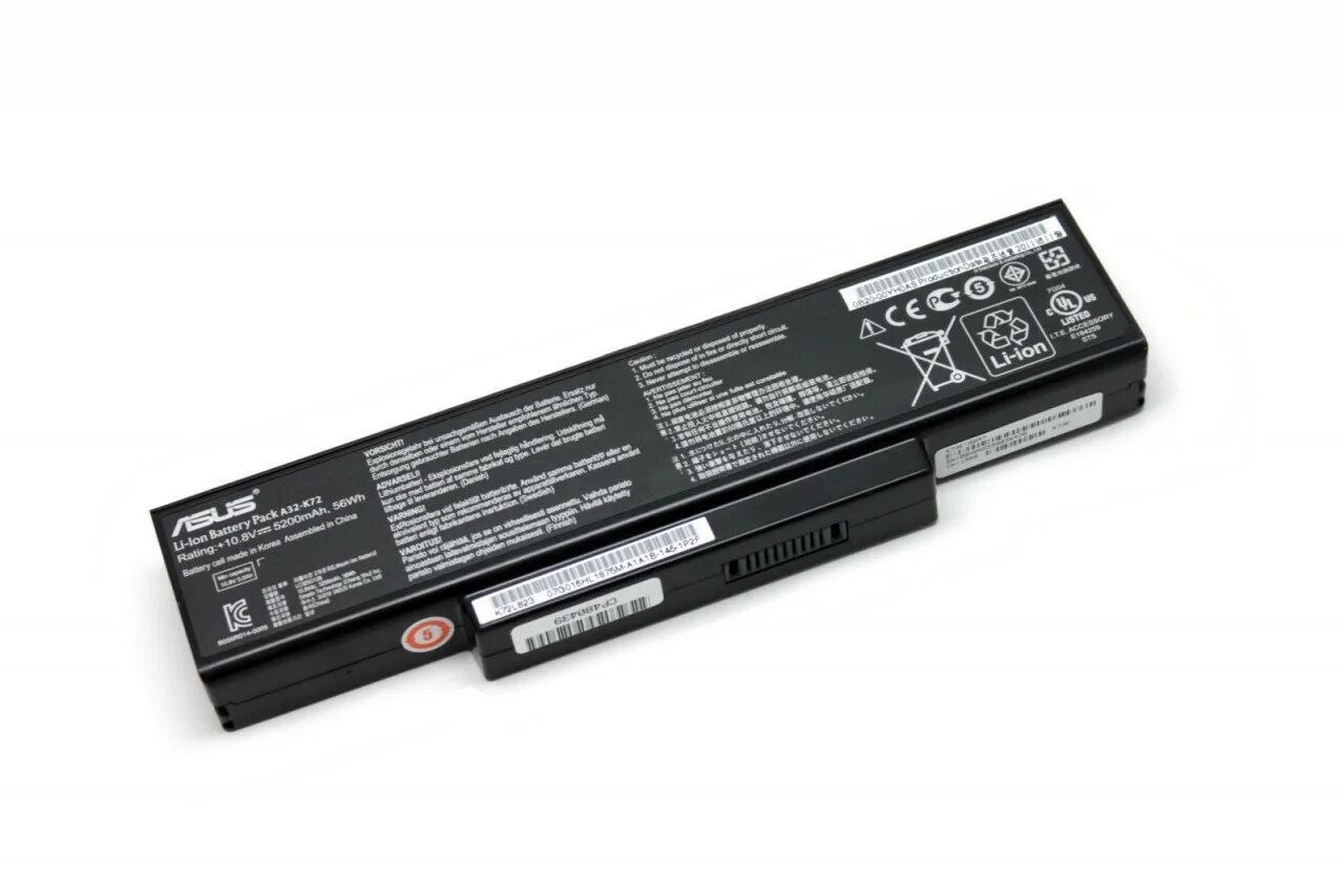 Asus battery pack a32. Аккумулятор ноутбука асус a32-k72. ASUS аккумулятор а32-f72. Аккумулятор для ASUS k72f ASUS. Аккумулятор для ASUS k72 n71 n73 x72 (11.1v 4400mah).