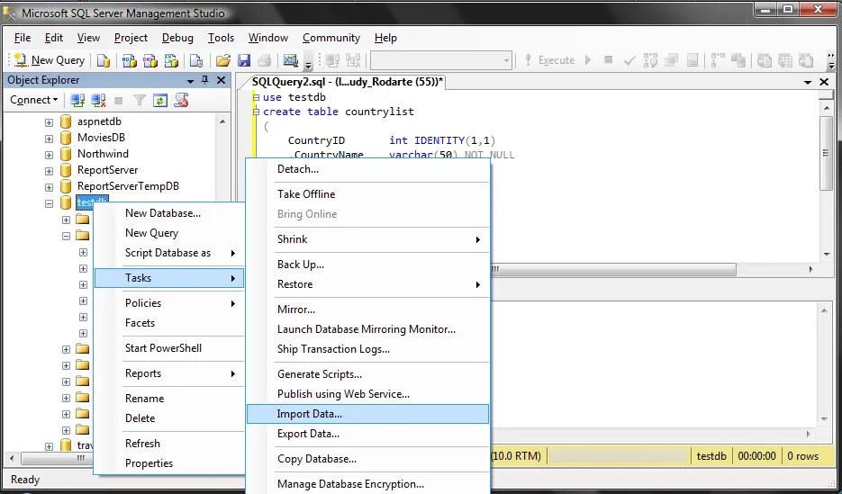 Use database
