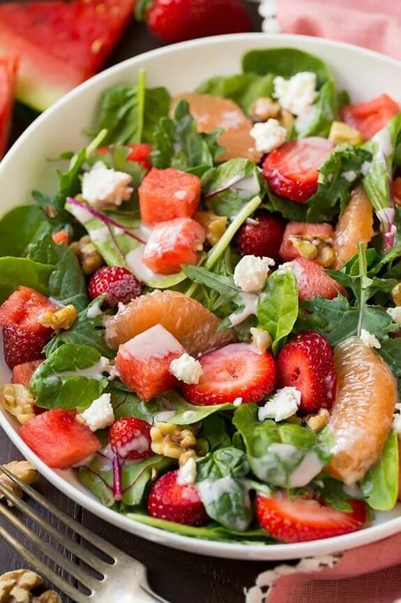 When i cook salads i use