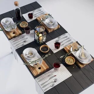 Served table